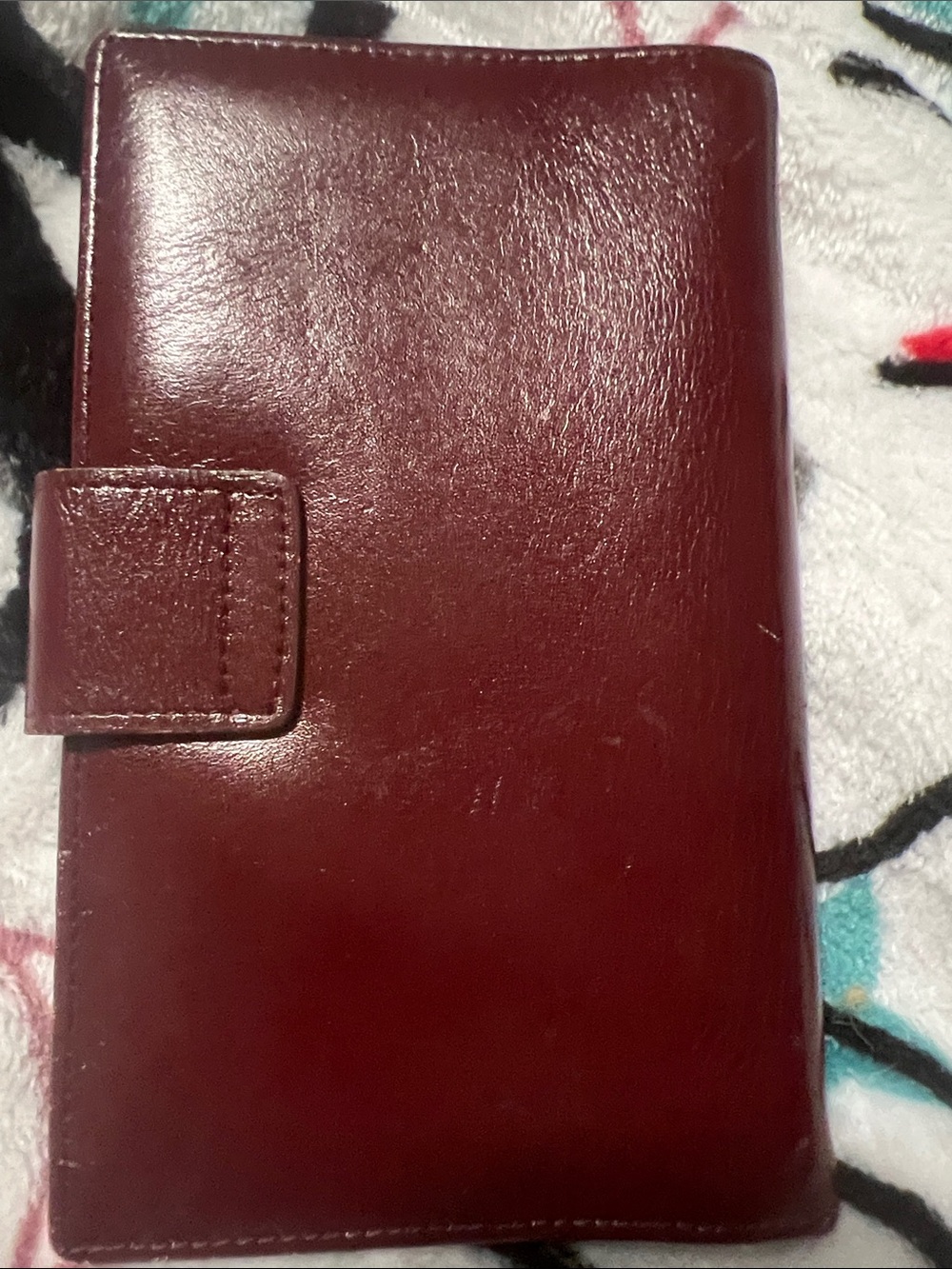 LOW START Cartier Red and Gold Logo Leather Case Agenda - Picture 3 of 5